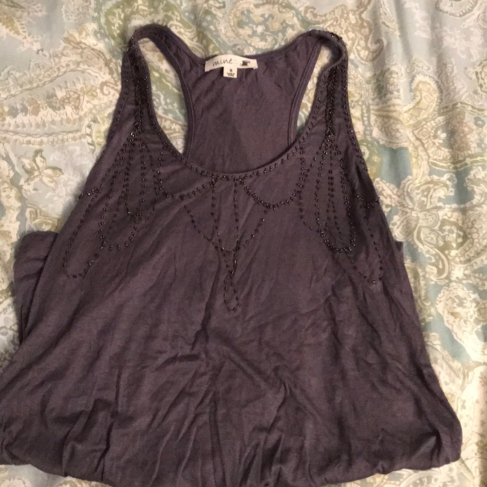 Beaded tank top